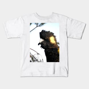 Yellow-tailed Black Cockatoo Kids T-Shirt